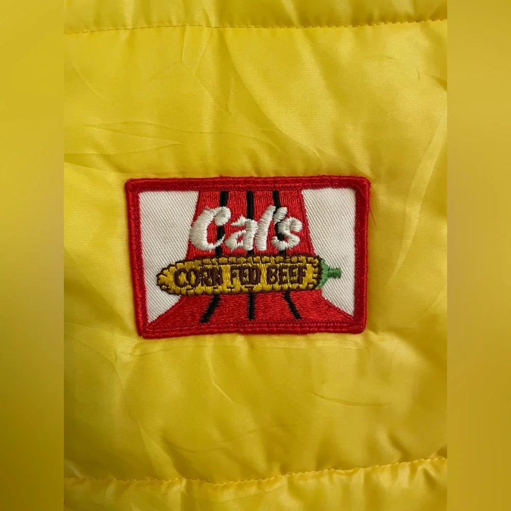 True Vintage Swingster 70’s Puffer Vest Cal’s Corn Fed Beef M